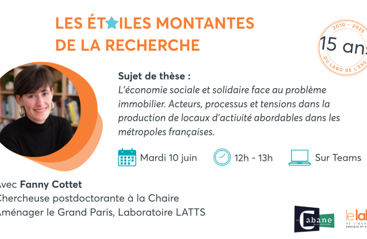 Les Etoiles montantes de la recherche avec Fanny Cottet